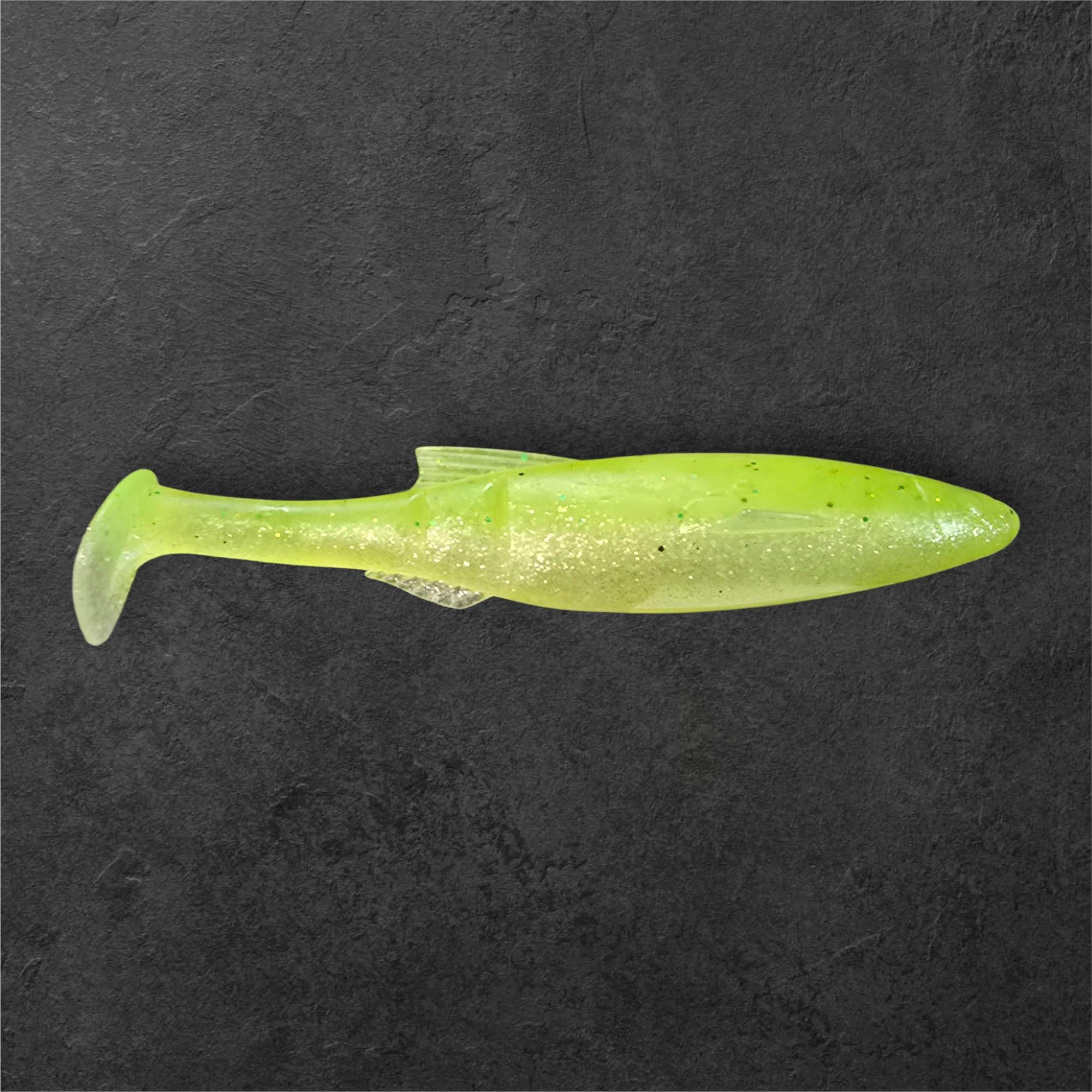 Leurre souple Hart HARRIS-MI6 5" Couleur: Chartreuse White CW