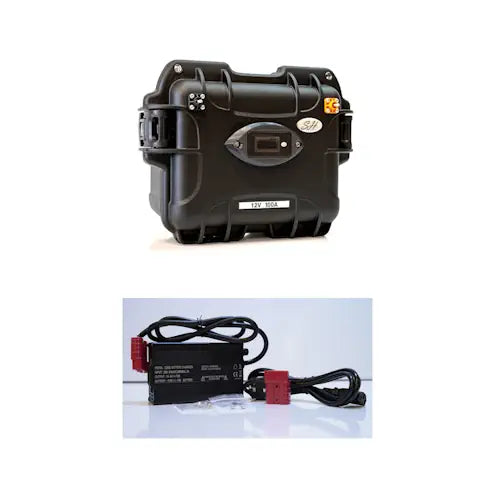 Batterie SH-Lithium LifePO4 Voltage et Ampérage: Batterie SH-Lithium 12V 50A avec chargeur