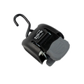 Sangle d'arrimage rétractable Crisafish BoatBuckle noire avec crochet en S pour remorque de bateau