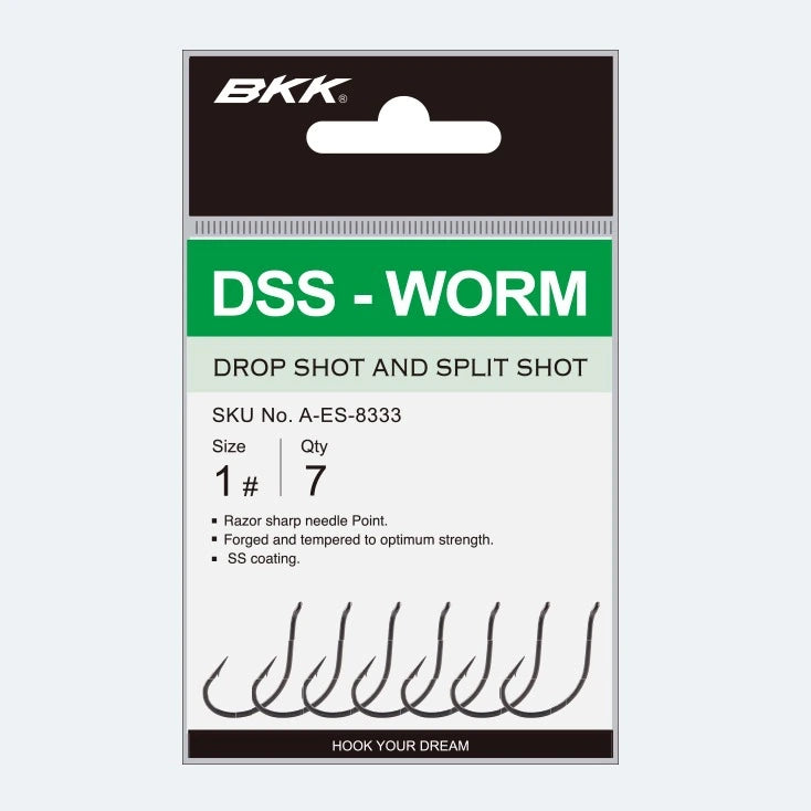 Hameçon simple BKK DSS-Worm Taille: 6
