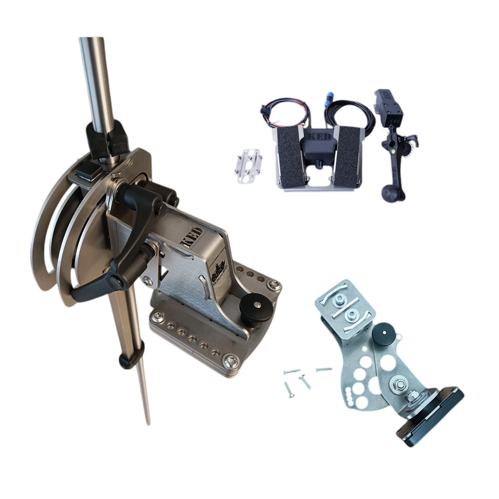 Perche standard KED Modèle: Motirisée avec support LVS32 Inox
