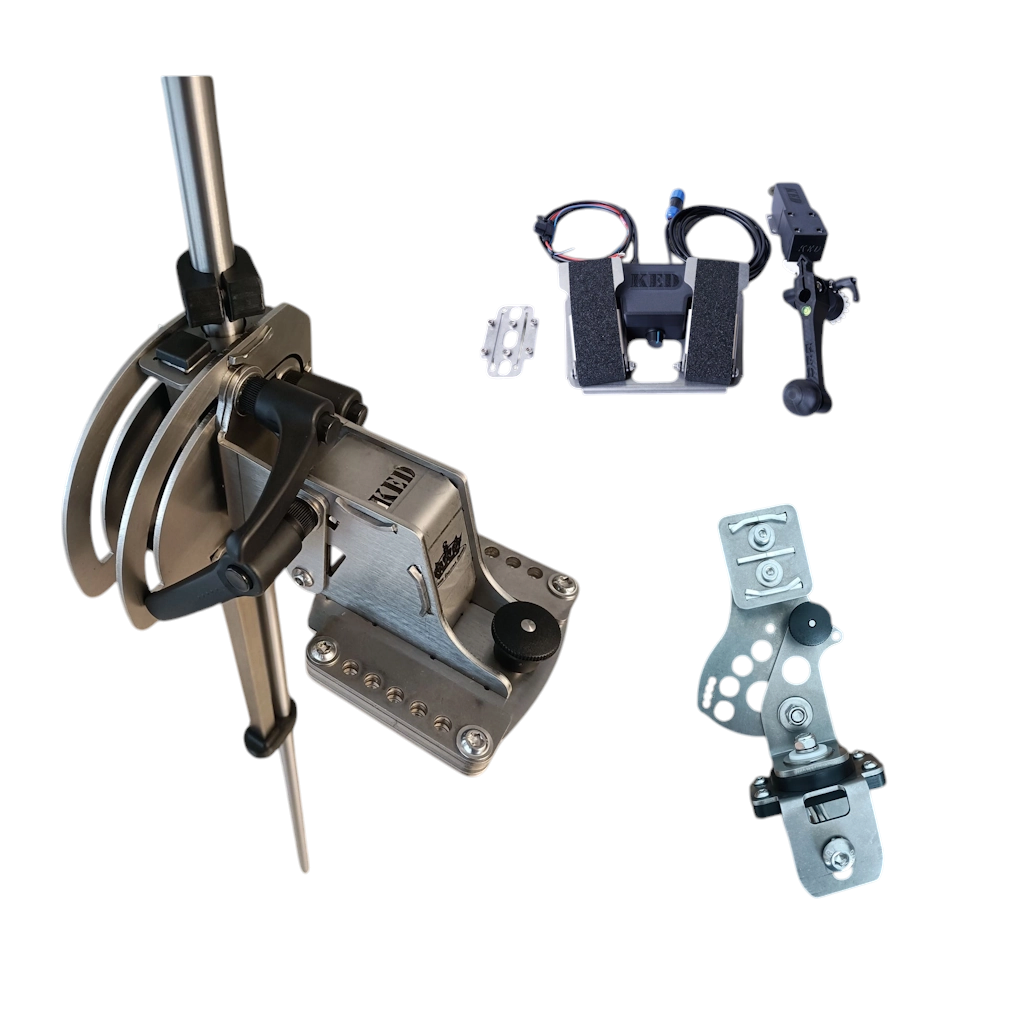 Perche standard KED Modèle: Motirisée avec support LVS34 Inox