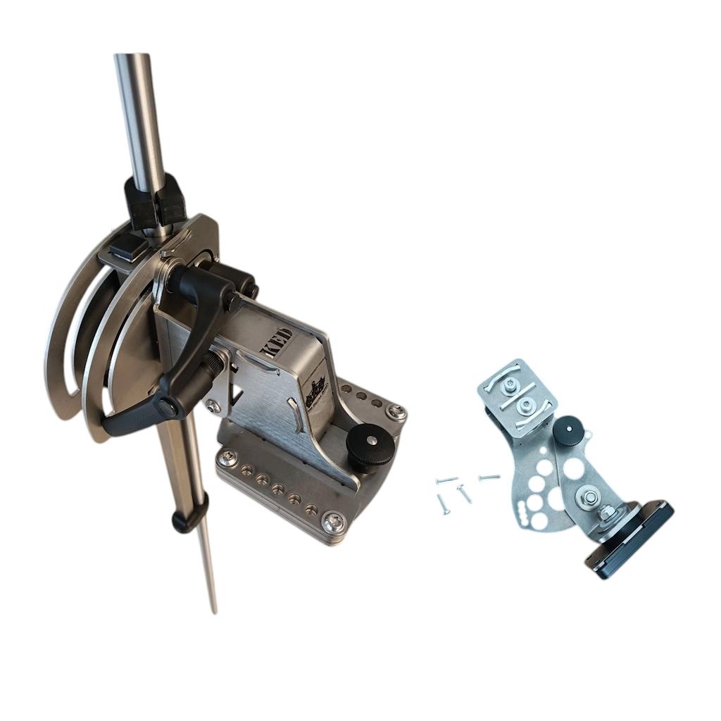 Perche standard KED Modèle: Avec support LVS32 Inox