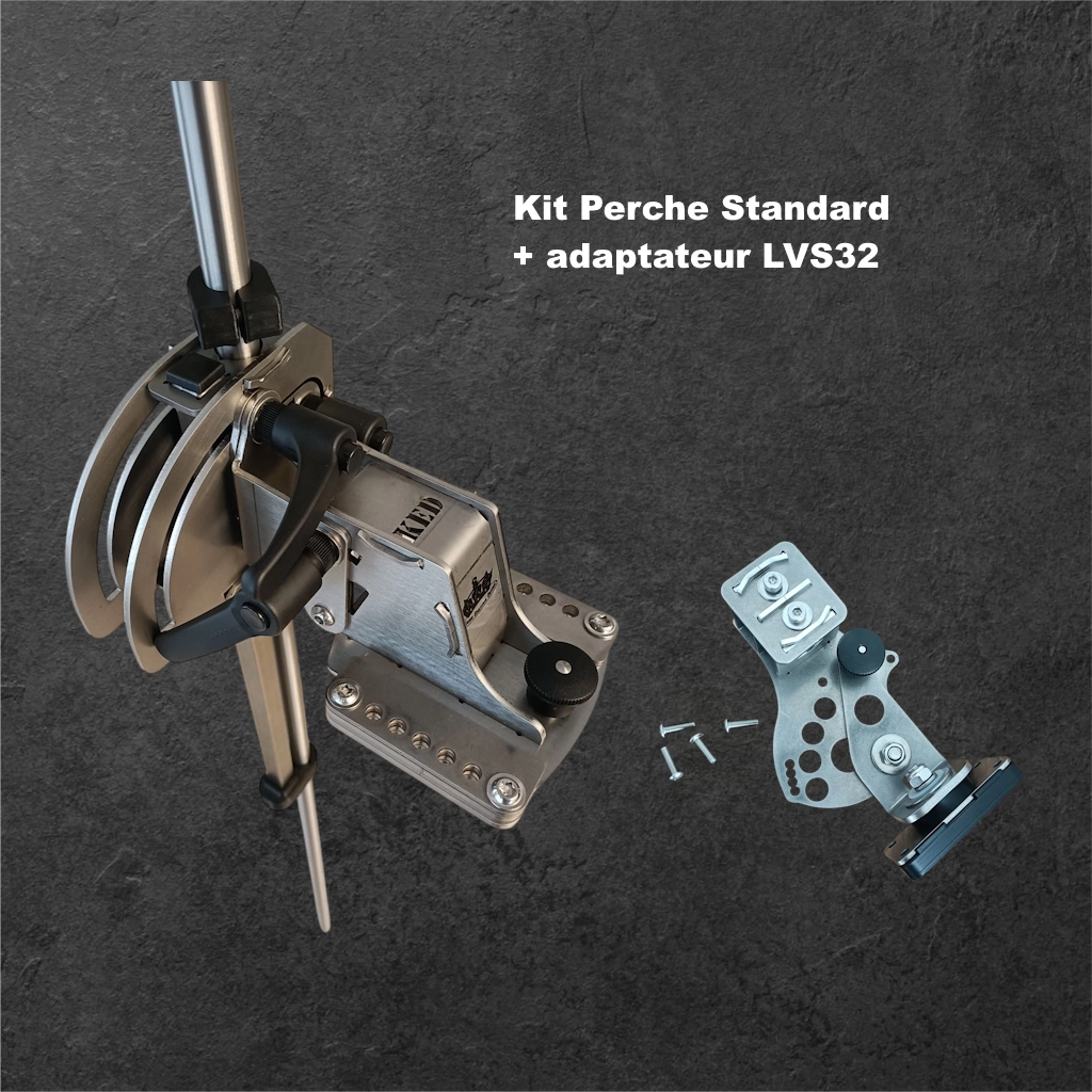 Perche standard KED Modèle: Avec support LVS32 Inox