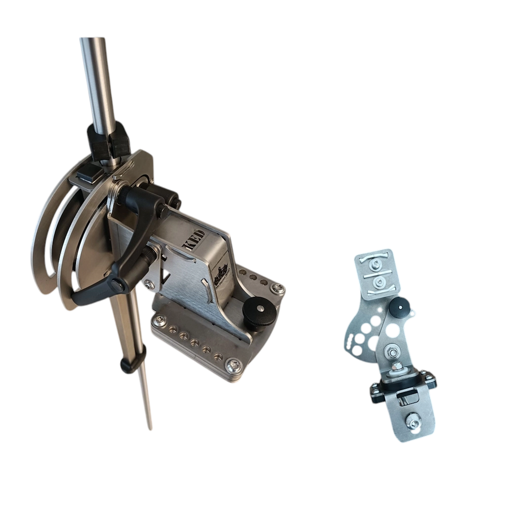 Perche standard KED Modèle: Avec support LVS34 Inox