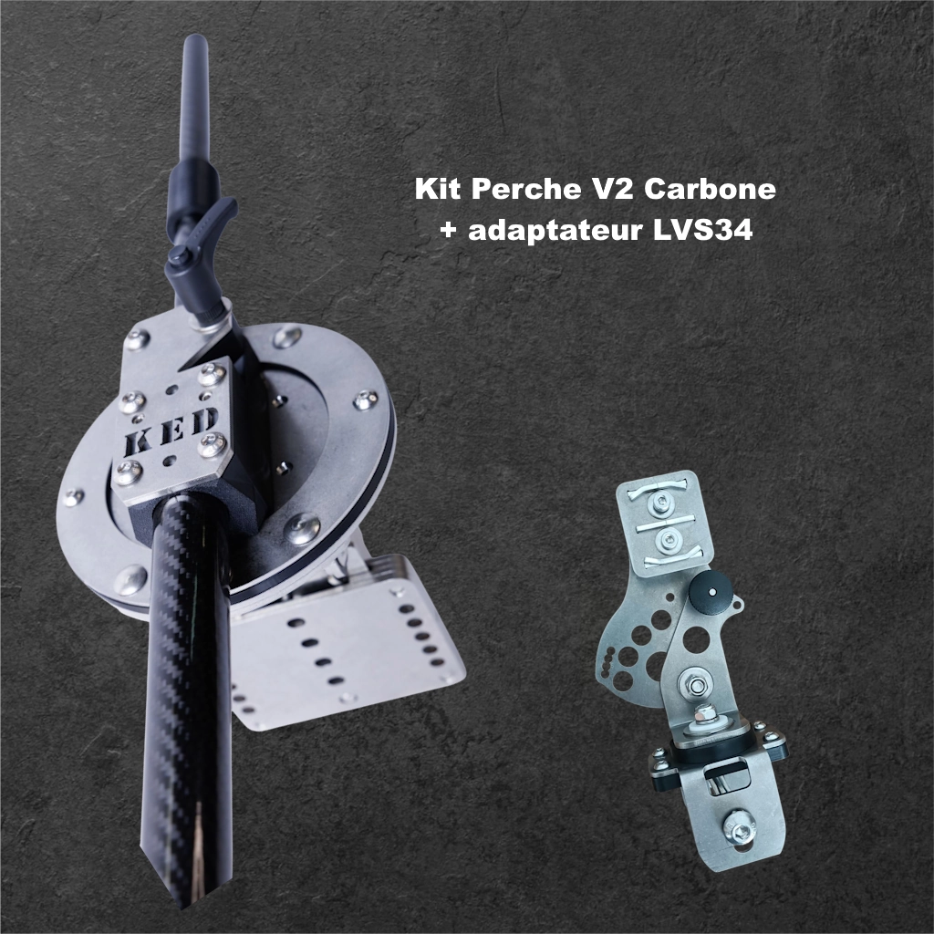Perche KED version 2.0 Carbone Modèle: Pour LVS34