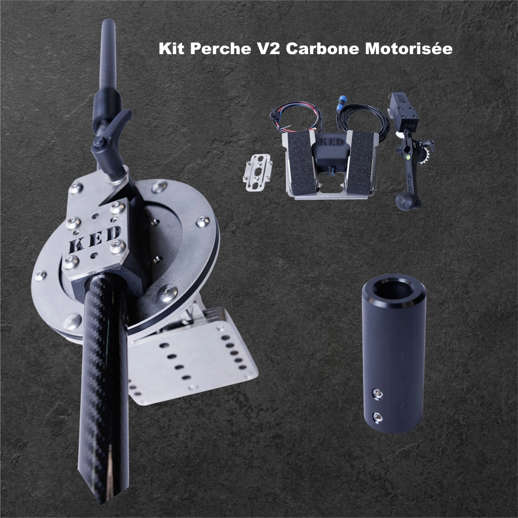Perche KED version 2.0 Carbone Modèle: Motorisée Standard