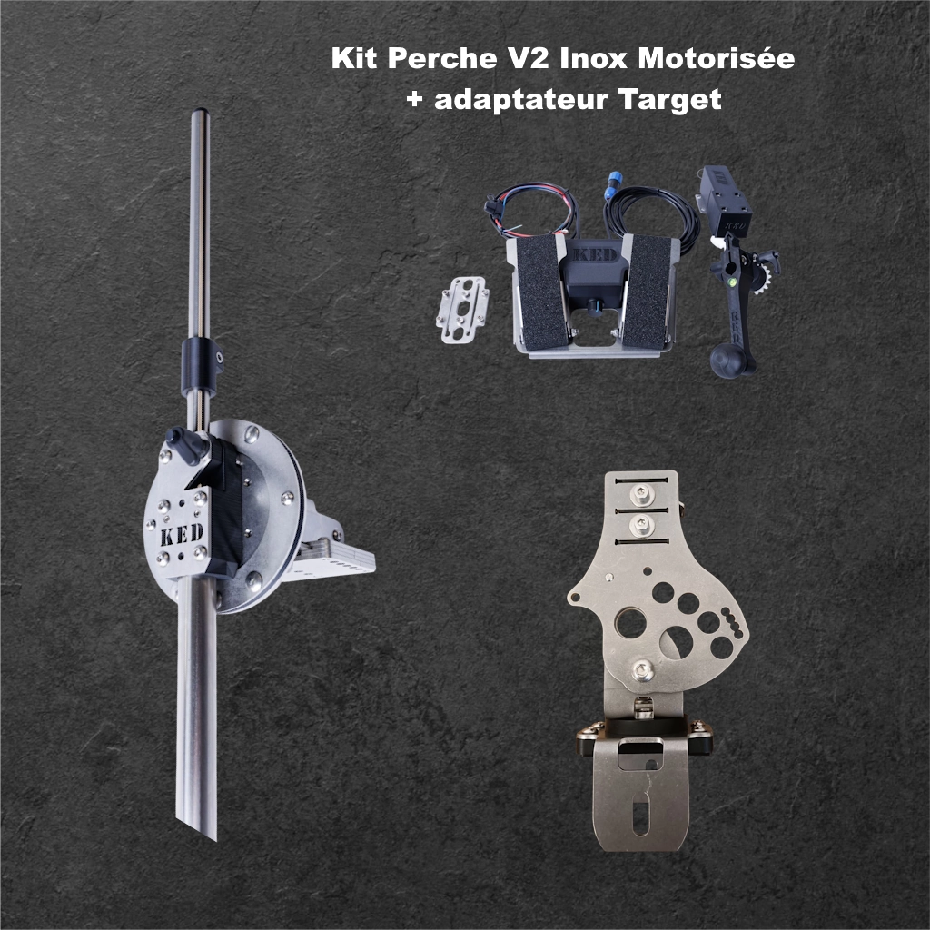 Perche KED version 2.0 Modèle: Motorisée pour Target