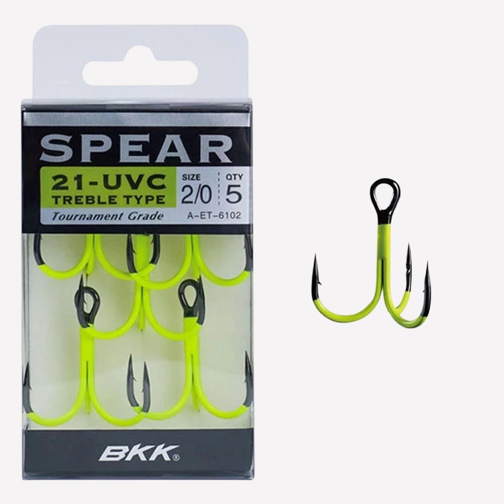 Hameçon Triple BKK Spear 21 UVC Taille: 6