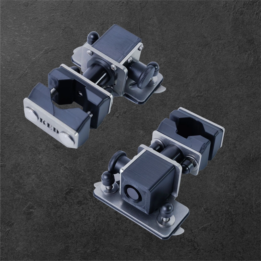 Support de maintient épuisette KED Modèle: Pour Finval VBoat Lund 90 degrés Tracker