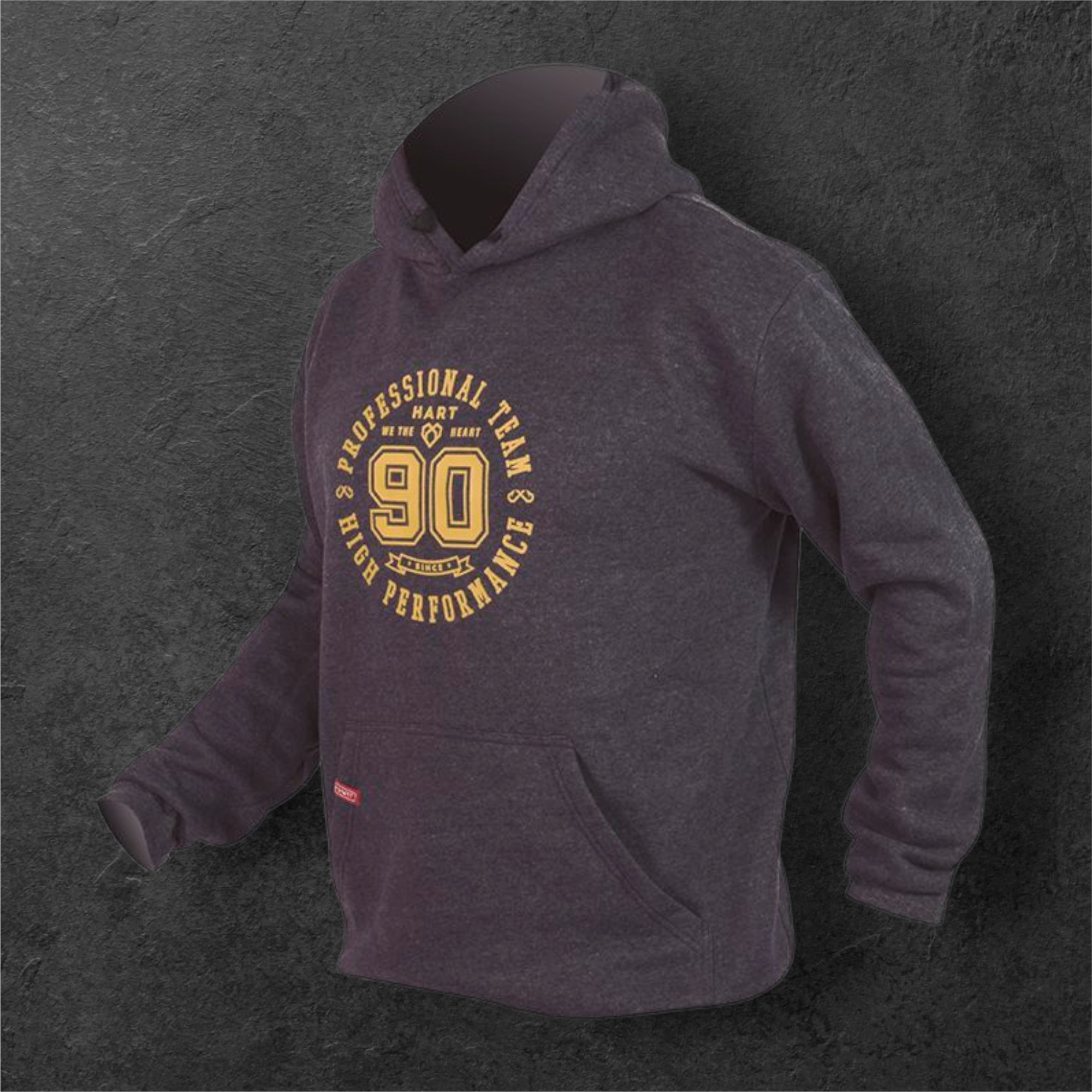 Sweat à capuche Gris Vintage Hart Taille: L