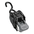 Sangle d'arrimage rétractable BoatBuckle Mini G3 noire avec crochet pour remorque de bateau chez Crisafish