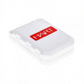 Boîte de rangement Crisafish HART blanche et compacte pour accessoires de pêche avec logo rouge