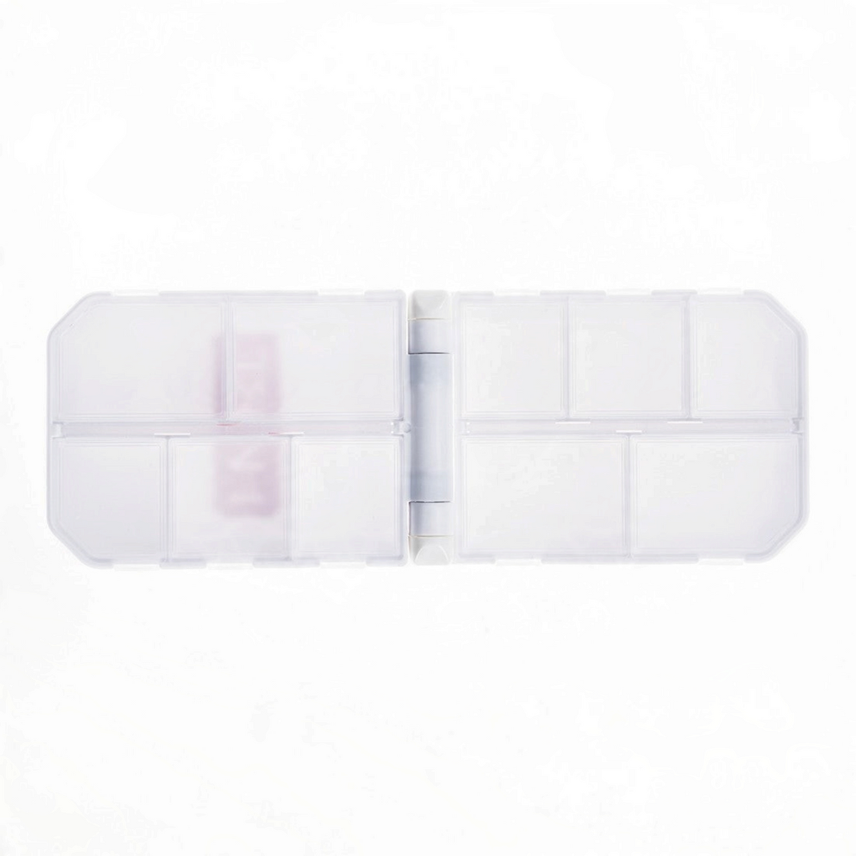 Boîte de rangement pliable Crisafish HART en plastique translucide avec multiples compartiments pour accessoires pêche