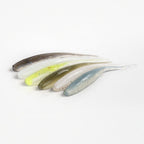 Assortiment de leurres souples Crisafish HART MICRO DMK aux couleurs variées avec paillettes pour la pêche