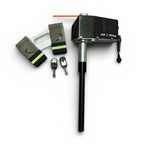 Système de support de canne à pêche motorisé Crisafish en fibre de carbone avec télécommandes et supports de montage