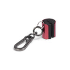 Support de canne à pêche Crisafish rouge en aluminium avec mousqueton et mousse de protection pour pêcheur