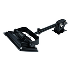 Crisafish support de montage réglable pour écran d'échosondeur noir en aluminium robuste, idéal pour la pêche en bateau.