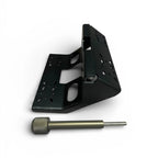 Support de montage Crisafish en acier noir mat avec goupille de verrouillage pour accessoires de pêche