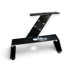 Support de montage articulé Crisafish en acier noir pour accessoires de bateau avec multiples points de fixation