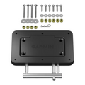 Support de montage Crisafish noir pour appareil Garmin avec kit de visserie en acier inoxydable pour bateau