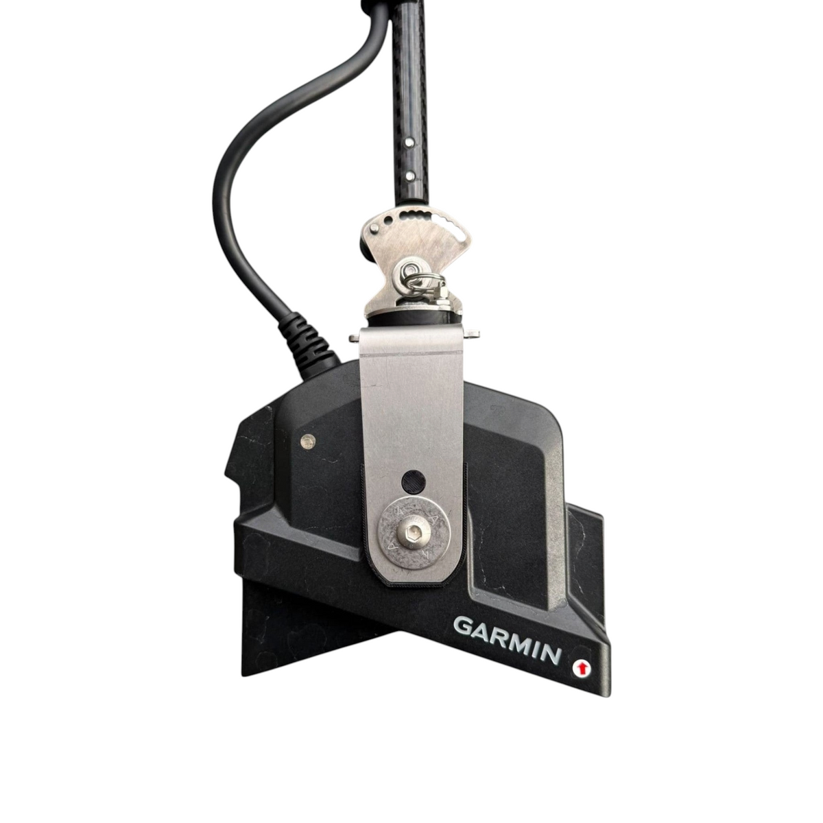 Perche KED version 2.0 Crisafish pour sondeur Garmin avec support en acier inoxydable et mécanisme pliable